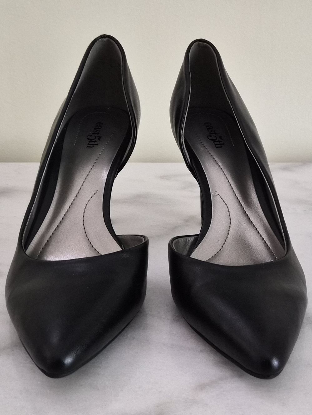 East 5th Black Pointed-Toe D'Orsay Pumps